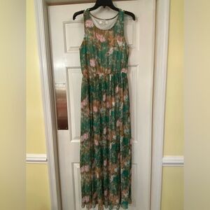 Floral Print Maxi Dress